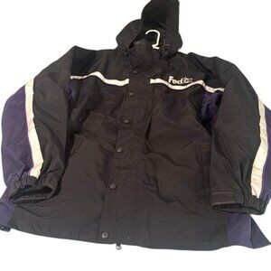 FedEx Delivery Driver Jacket with Reflective Stripe Men’s No Size Tag